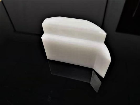 Pièces de fraisage du matériel POM de meubles de pièces de commande numérique par ordinateur de précision en plastique blanche
