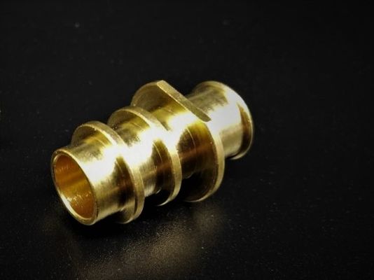 Connecteur en laiton de usinage en métal de commande numérique par ordinateur de prototype en laiton pour des pièces d'outil d'air