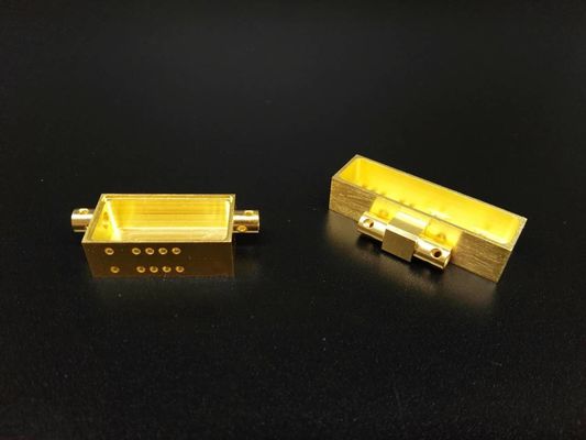 La précision de télécommunication optique usinée partie la préparation de surface de placage à l'or