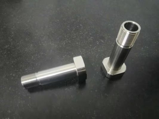 Produits de usinage de rotation de fil de tour de pièces de commande numérique par ordinateur d'axe mécanique de pièces durables